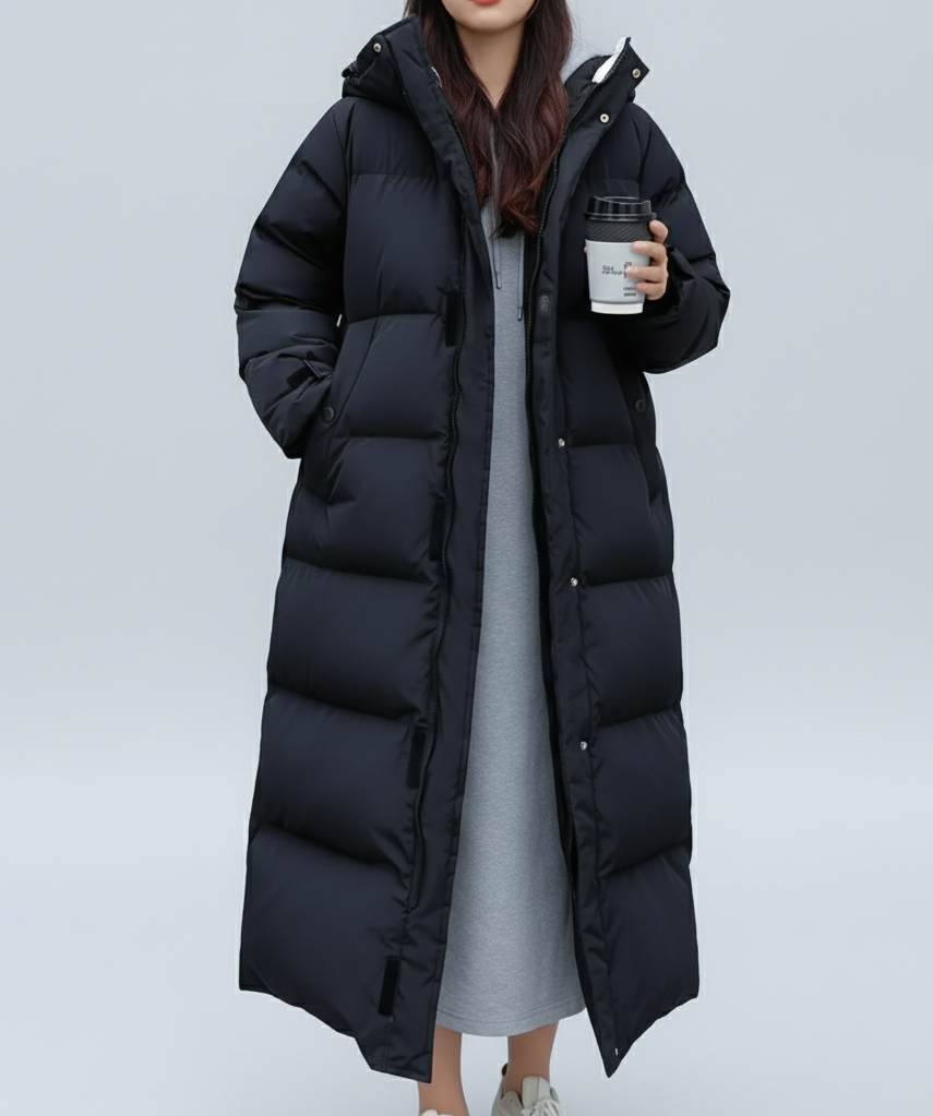 Lune London | Longer Ladies Down Coat Plus Sizes