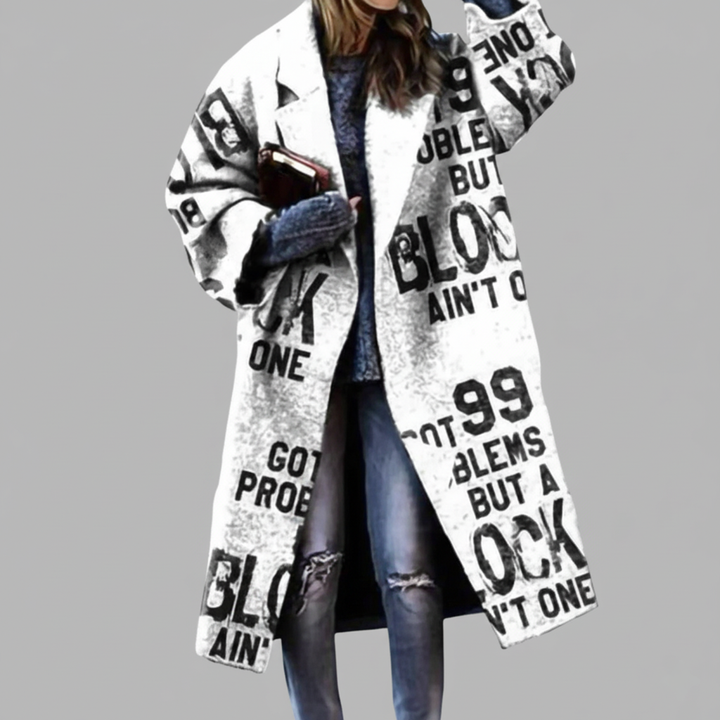 Lune London | Women Long Wool Coat Plus Sizes