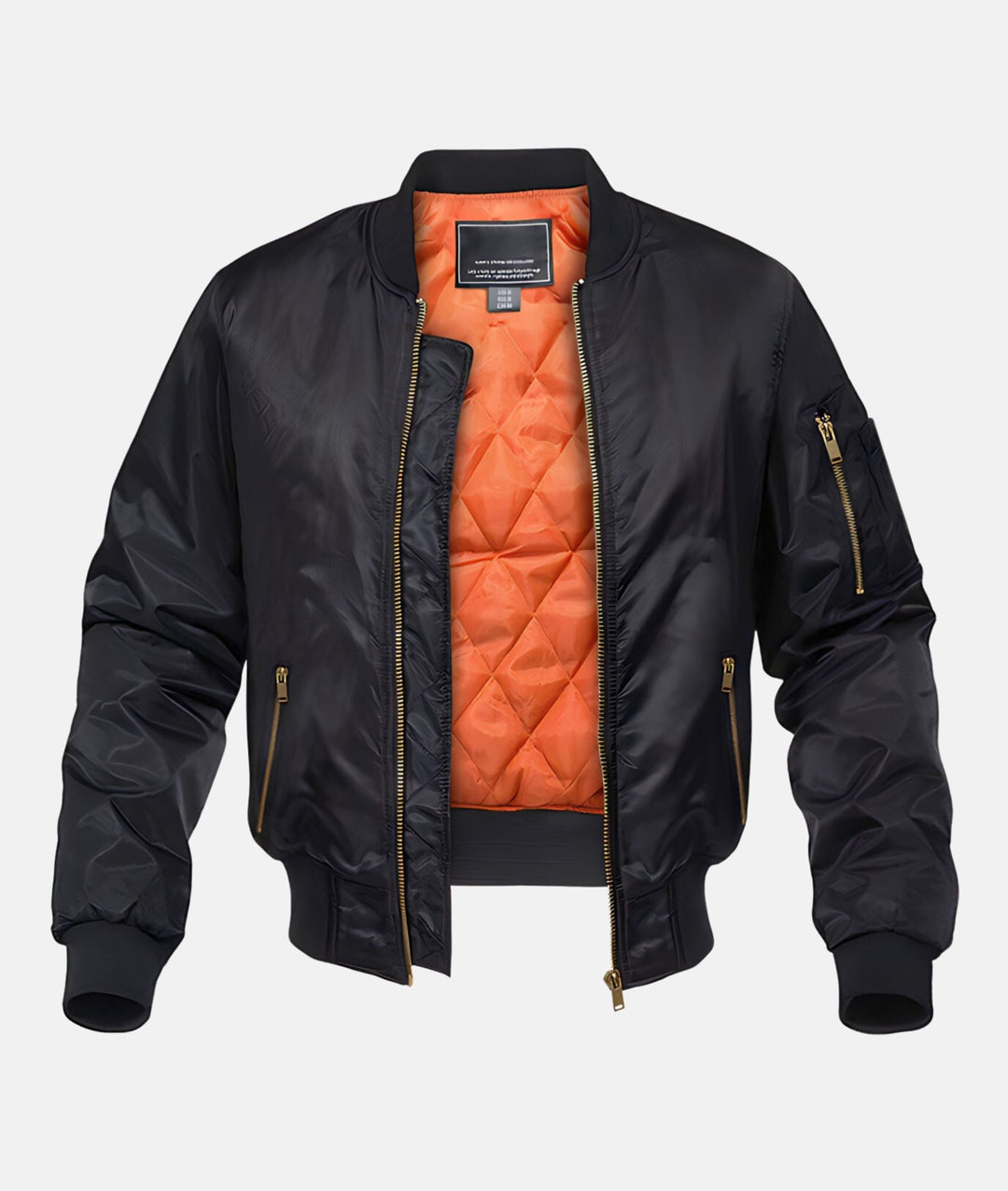 Lune London | Men's bomber jacket with ribbed collar - Casual men's bombers