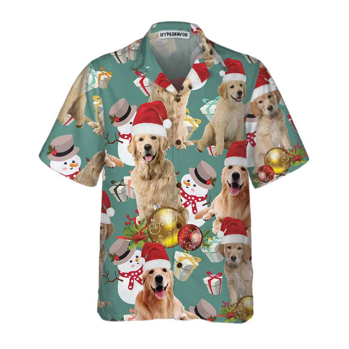 Lune London | Hawaiian shirt Golden Retriever Christmas, Hawaiian shirt Golden Retriever Christmas for dogs, Christmas gift for dog lovers
