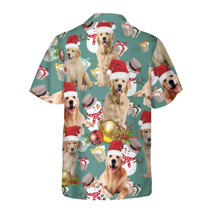 Lune London | Hawaiian shirt Golden Retriever Christmas, Hawaiian shirt Golden Retriever Christmas for dogs, Christmas gift for dog lovers