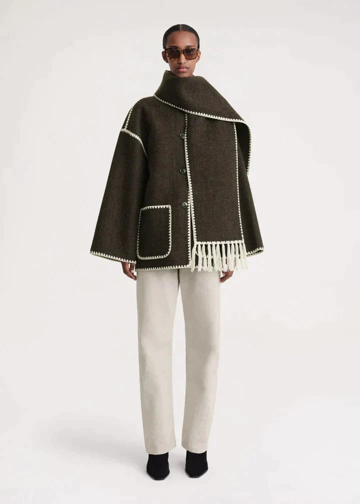 Lune London | Luxury jacket with scarf