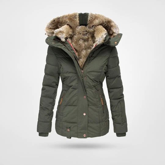 Lune London - Warm and trendy winter jacket with inner lining and hood