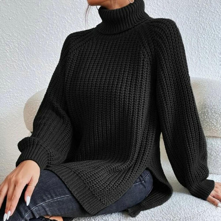 Lune London | Knit Sweater - Turtleneck - Long Sleeves - Oversized Fit - Soft Chunky Knit