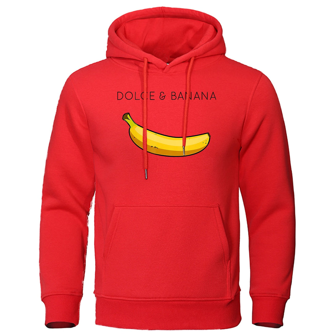 Lune London | Hooded sweatshirt with banana print