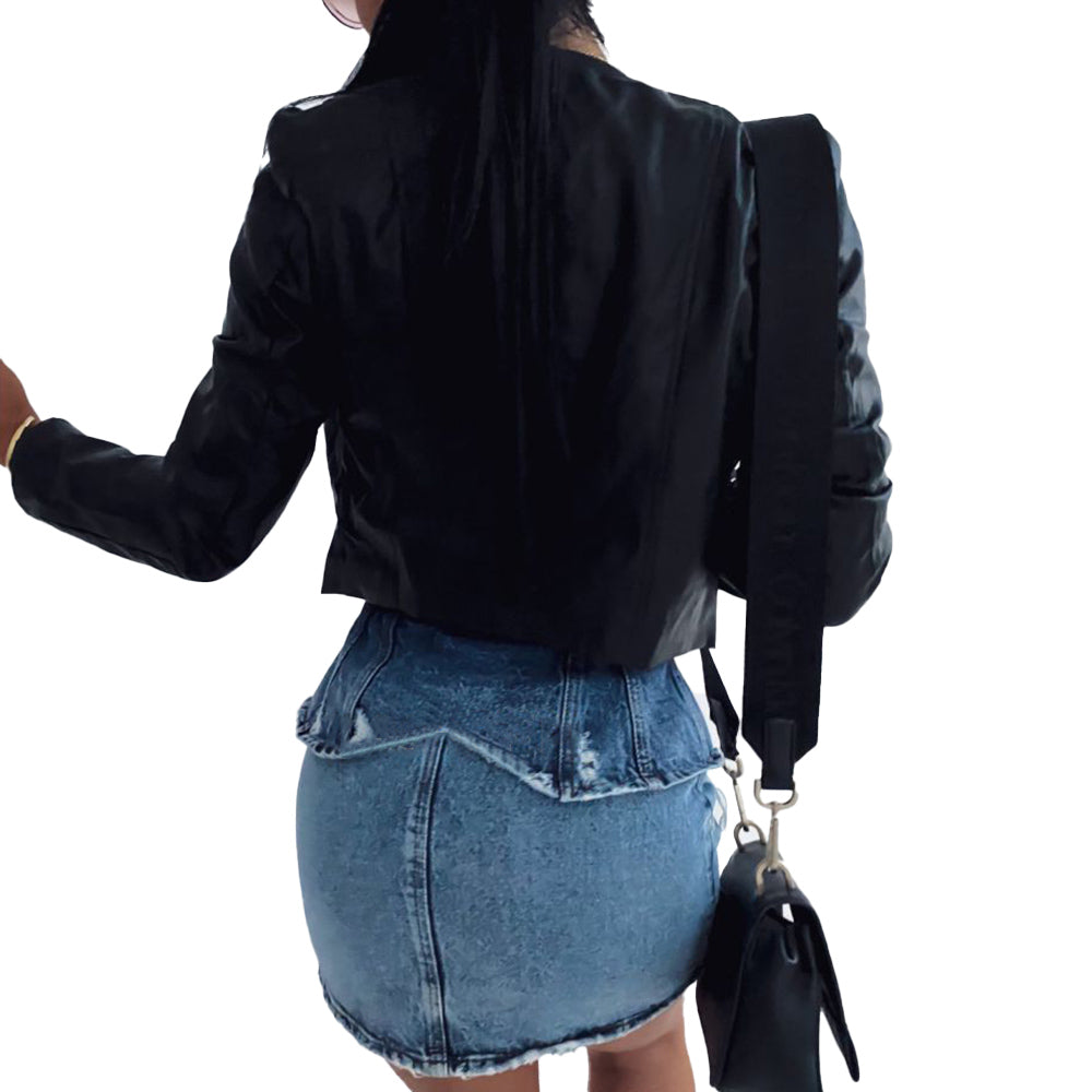 Lune London | Short Leather Jacket for Women