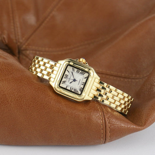 Amarae | Square Women's Watch with Steel Band