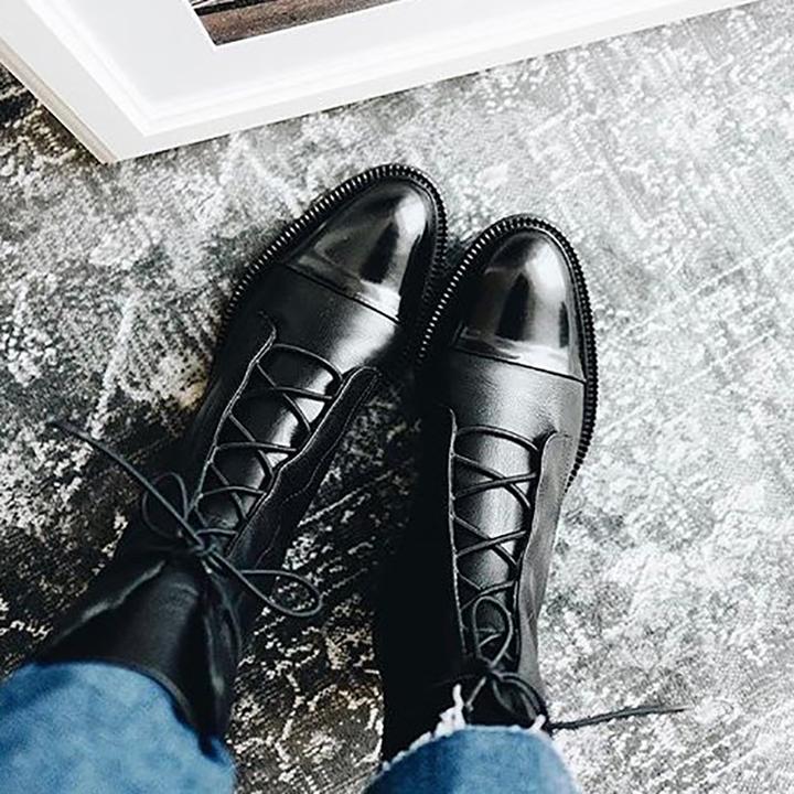 Amarae | Vintage heeled ankle boots for women