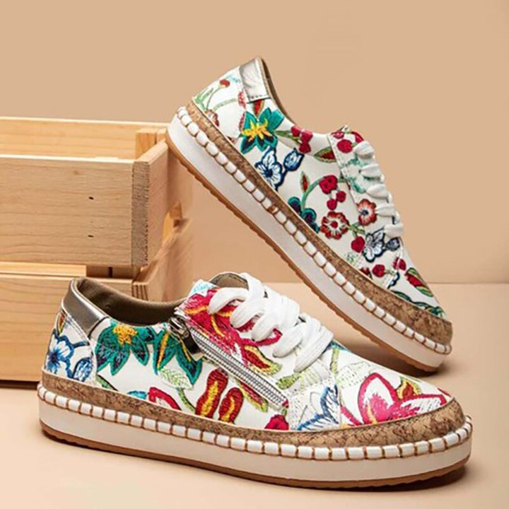 Lune London | Orthopedic sports shoes with floral pattern