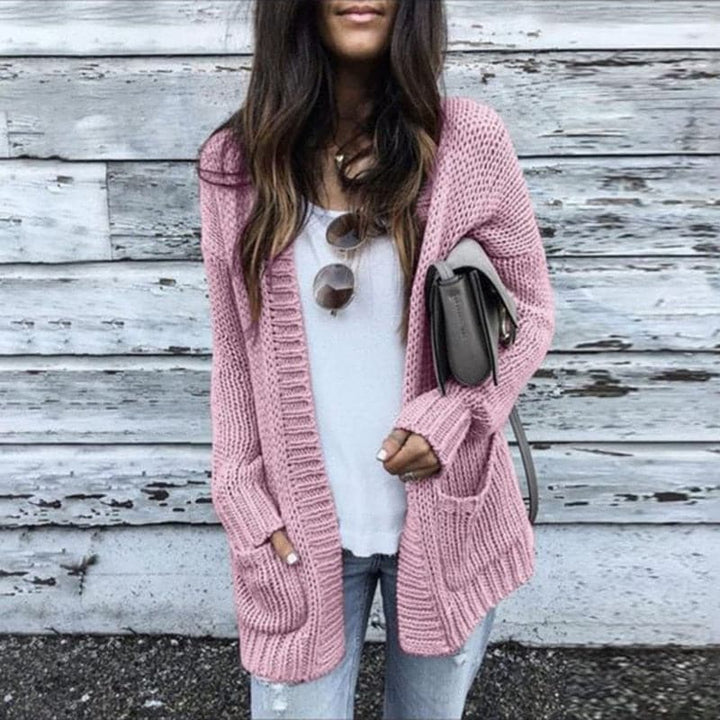 Lune London | Cardigan - Knitted - Open Front - Relaxed Fit - With Pockets