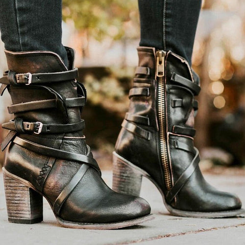 Amarae | Winter Women Leather Boots