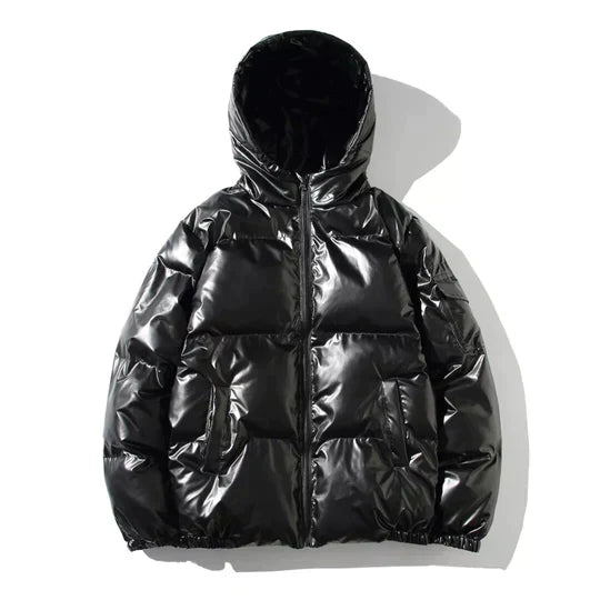 Lune London | Windproof Metallic Winter Puffer Jacket