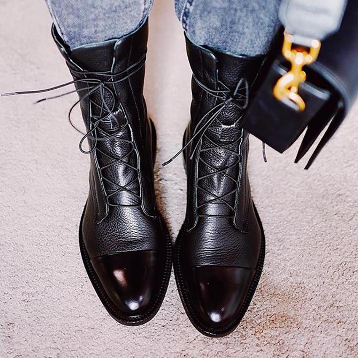 Amarae | Vintage heeled ankle boots for women