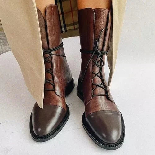 Lune London | Classic Vintage Ankle Boots with Heels for Women High Quality, Stylish, Warm & Comfortable