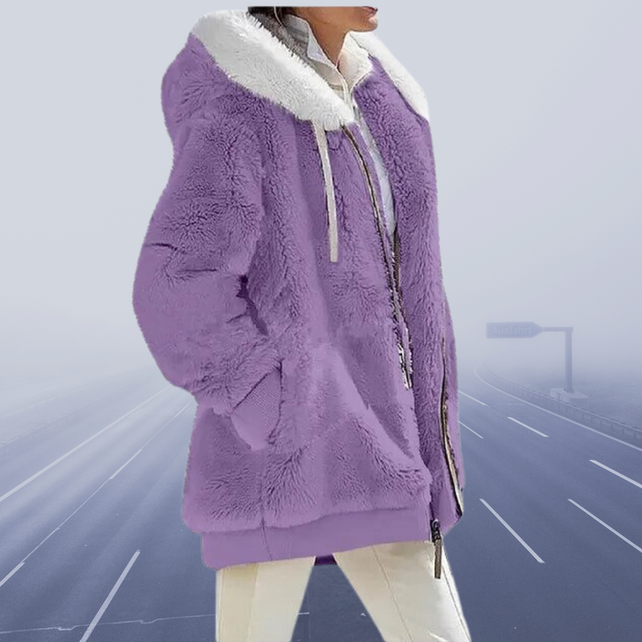 Lune London | Oversized Teddy Jacket for Women Comfortable and Warm Winter Coat