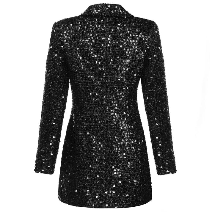 Chic and Style | Blazer dress with sequins