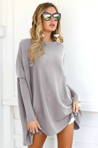Amarae | Pullover Sweatshirt - Oversized Fit - Soft Knit - Long Sleeve Tunic Length