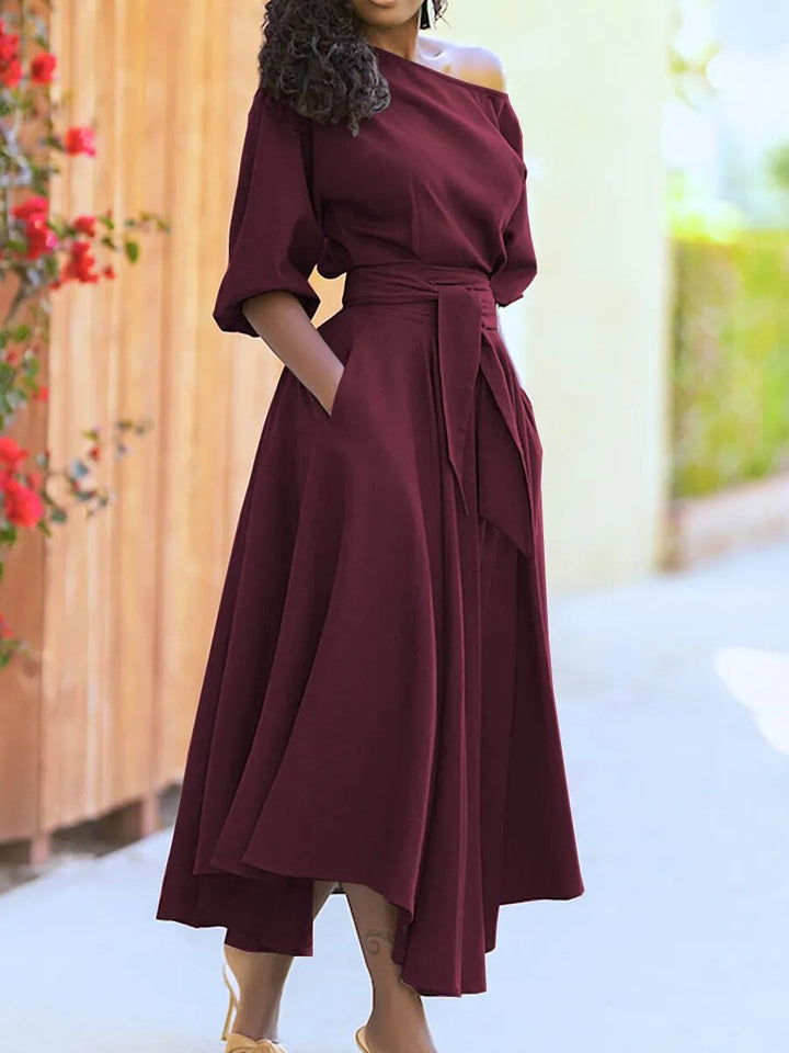 Lune London | Dress with Lacing and Lantern Sleeves