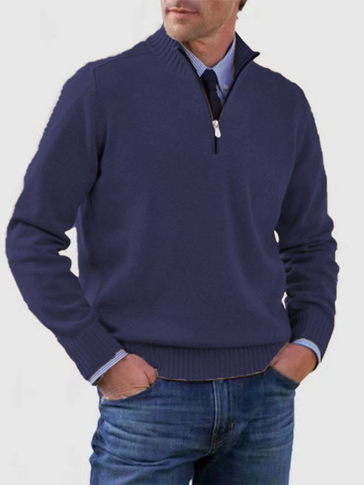 Lune London | Half-Zip Sweater for Men - Modern Fit