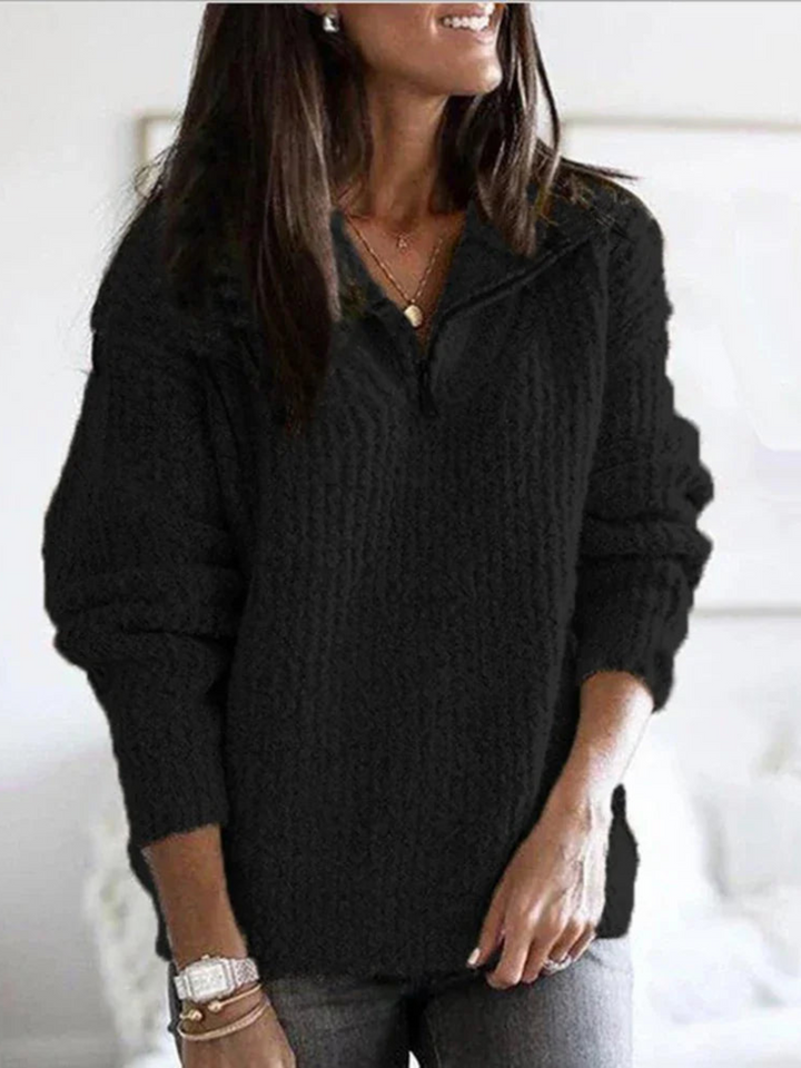 Lune London | Half-Zip Pullover for Women - Loose Fit