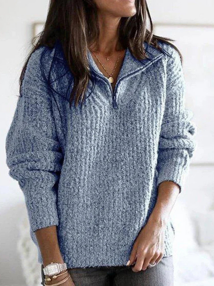 Lune London | Half-Zip Pullover for Women - Loose Fit