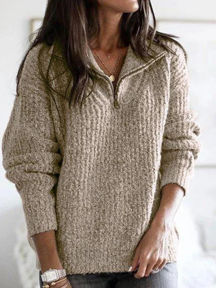 Lune London | Half-Zip Pullover for Women - Loose Fit
