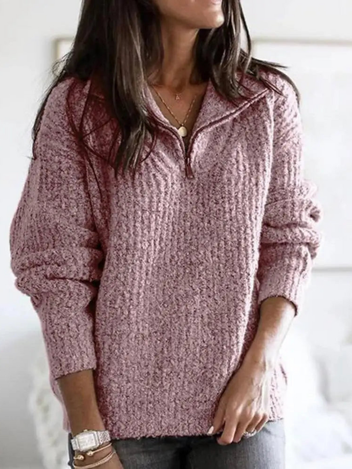 Lune London | Half-Zip Pullover for Women - Loose Fit