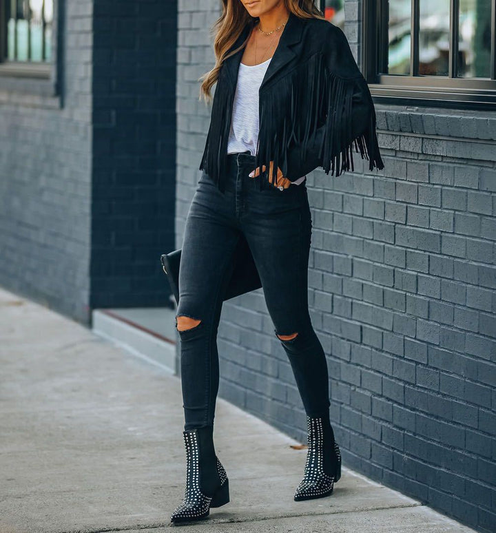 Amarae | Jacket with fringes