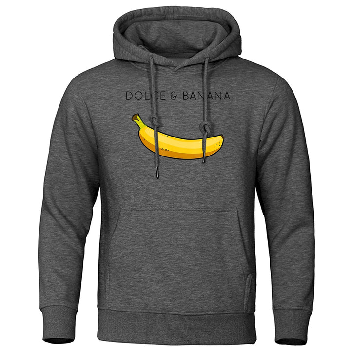 Lune London | Hooded sweatshirt with banana print