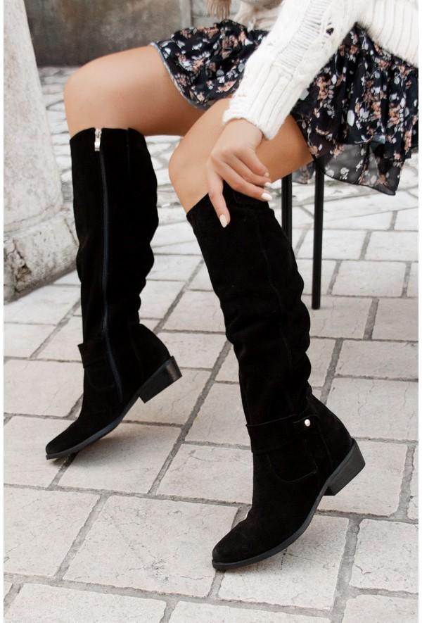 Amarae | Warm Suede Boots - Cozy Winter Shoes