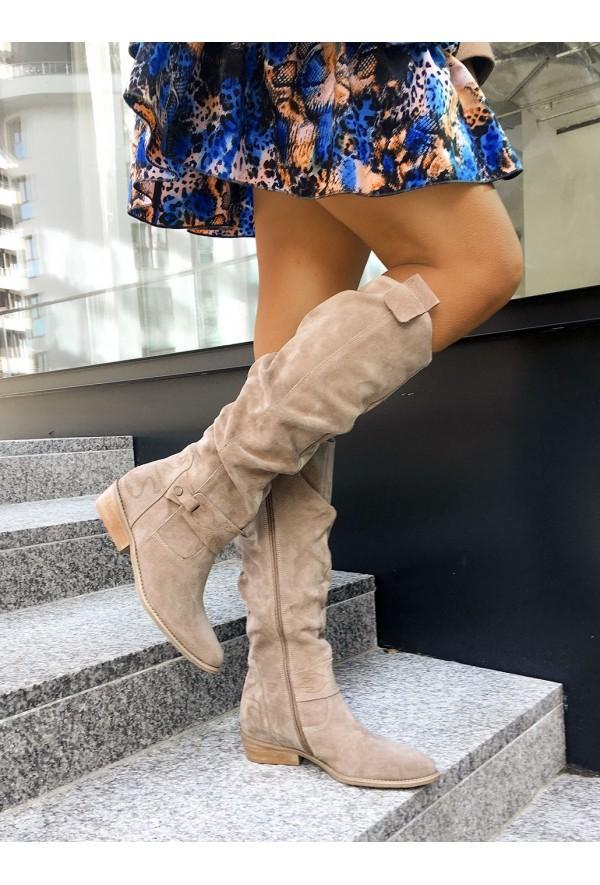Amarae | Warm Suede Boots - Cozy Winter Shoes