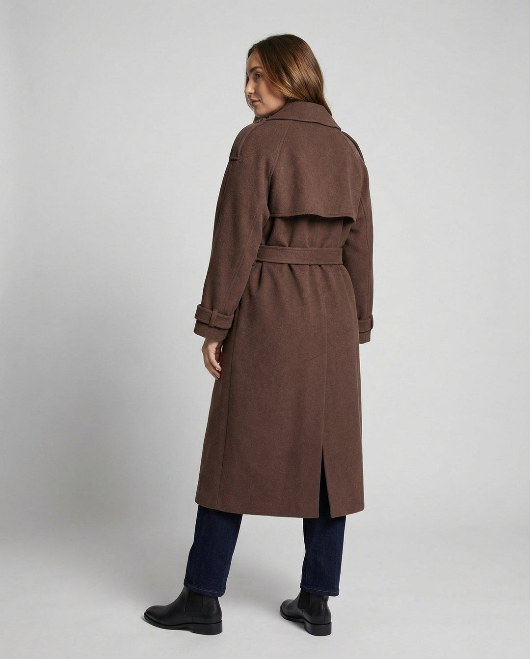Comfortable Oversized Wool Coat Women | Amarae