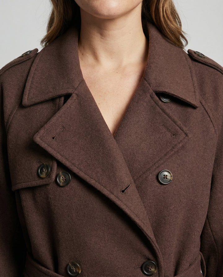 Comfortable Oversized Wool Coat Women | Amarae
