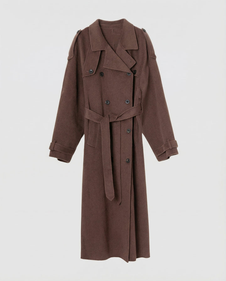 Comfortable Oversized Wool Coat Women | Amarae