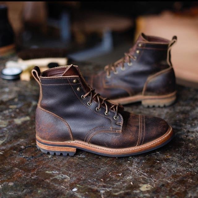 Lune London | Ankle Boots - Synthetic Leather with Laces and Reinforced Toe