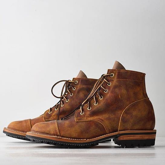 Lune London | Ankle Boots - Synthetic Leather with Laces and Reinforced Toe