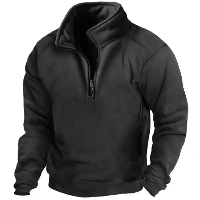 Lune London | Fleece Pullover - Comfortable Half-Zip Pullover