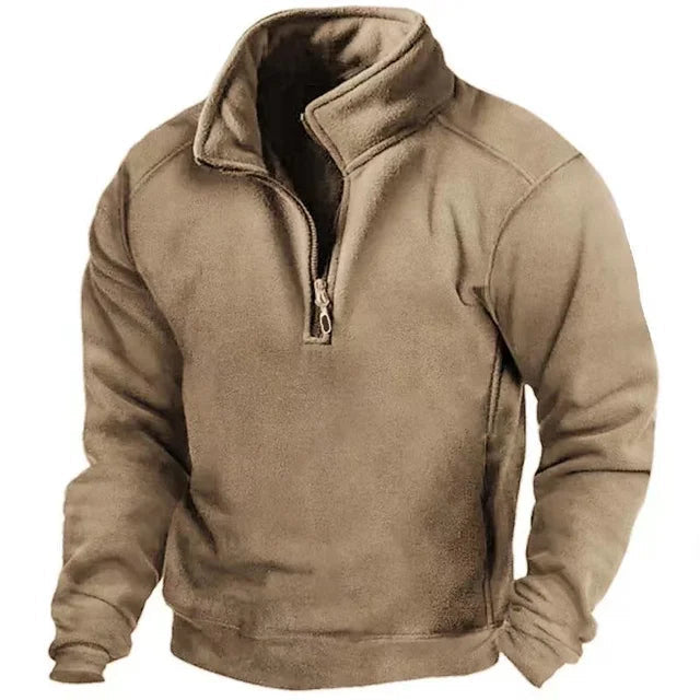 Lune London | Fleece Pullover - Comfortable Half-Zip Pullover