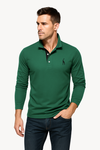 Amarae | Long Sleeve Polo Shirt - Simran