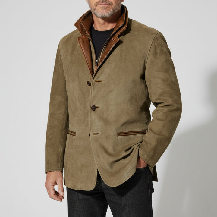 Amarae | Suede Jacket - Casual and Professional
