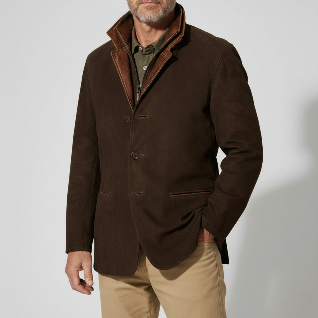 Amarae | Suede Jacket - Casual and Professional