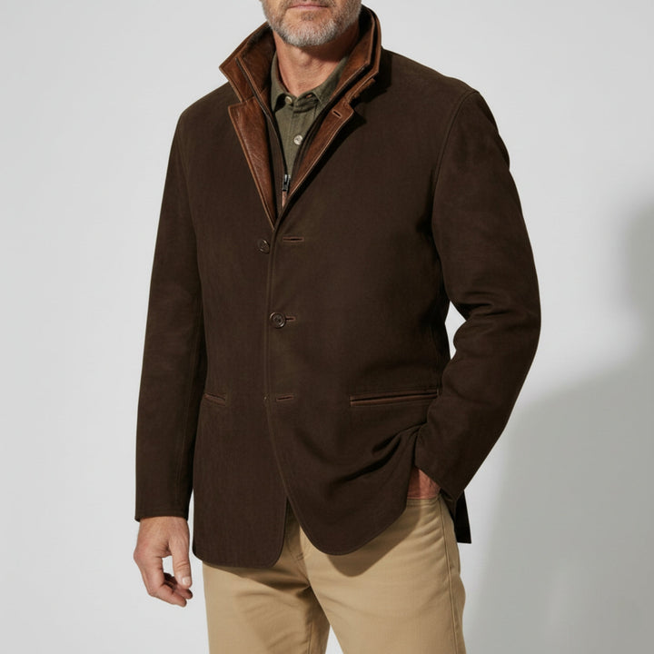 Amarae | Suede Jacket - Casual and Professional