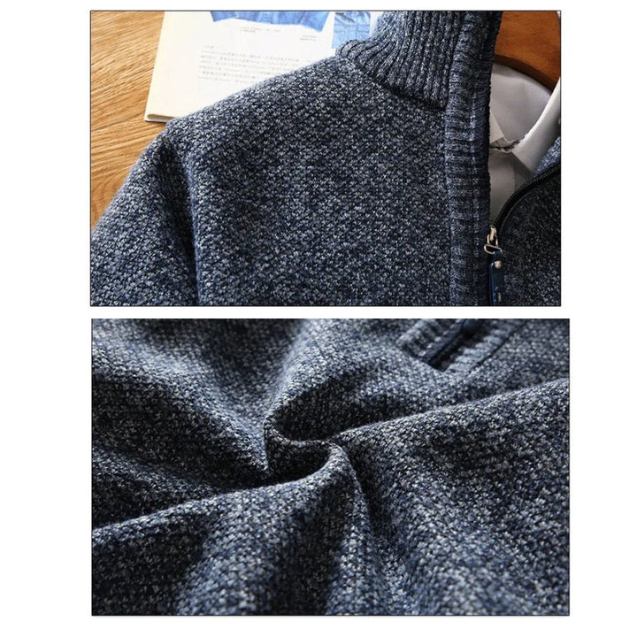 Lune London | Sweater - Half-zip knitted jumper