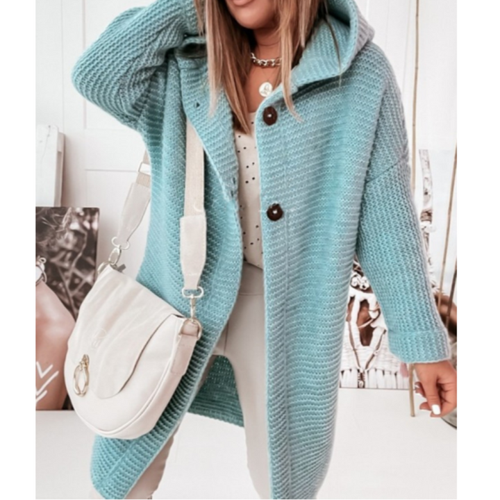 Lune London | Hooded Cardigan - Loose Fit Soft Fabric Year-Round Wear