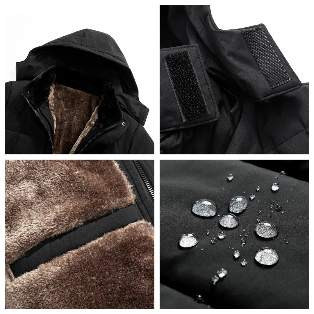Lune London | fur-lined puffer jacket