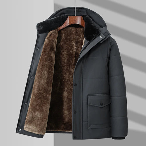 Amarae | fur-lined puffer jacket