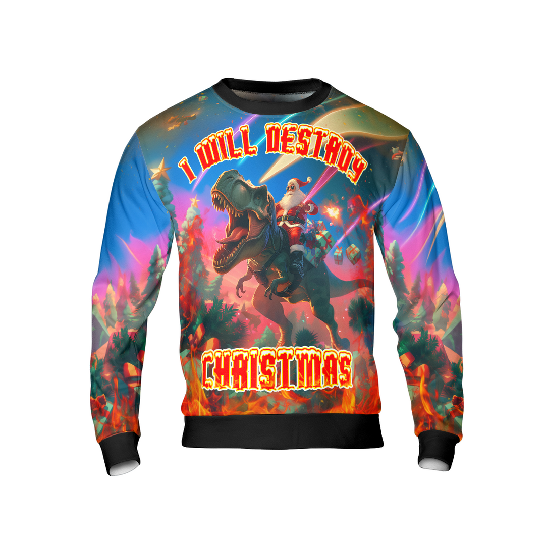 Lune London | I'm going to ruin Christmas sweater, ugly Christmas sweater of Santa - HYPERFAVOR