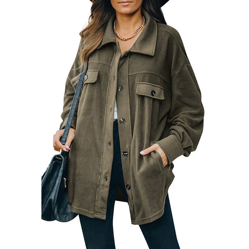 Lune London | Fleece jacket with buttons