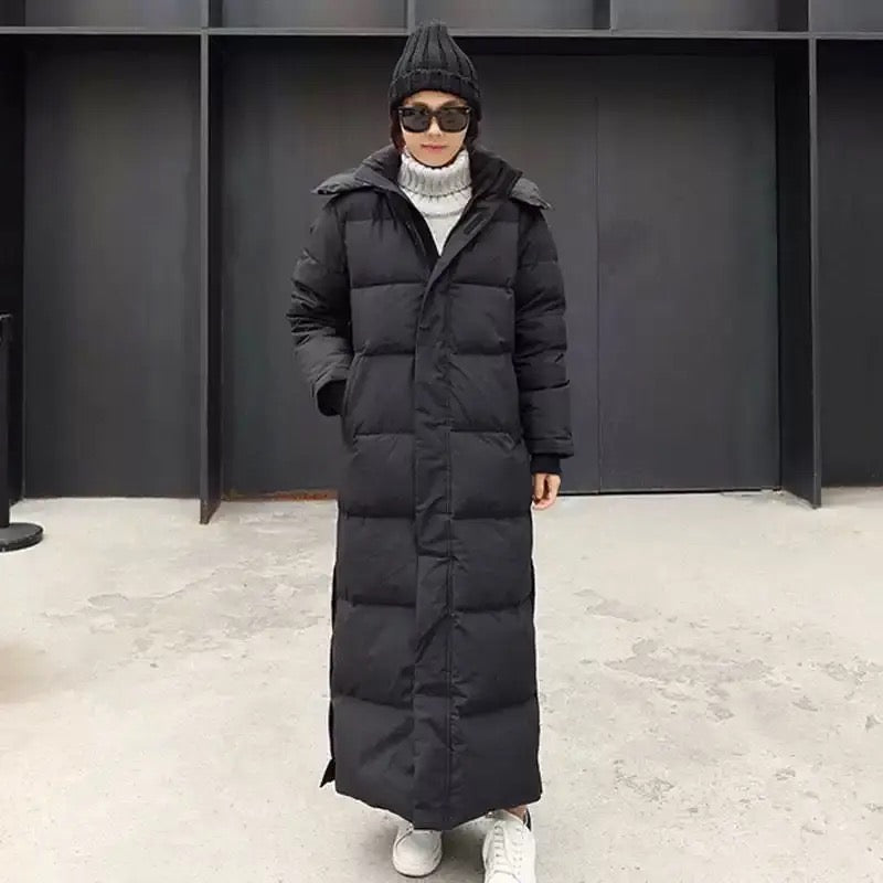 Amarae | Long Quilted Puffer Women's Jacket with Hood