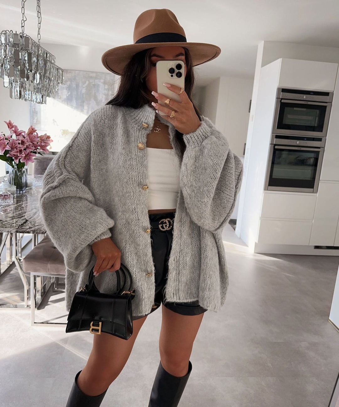 Lune London | Stylish Oversized Wool Cardigan for Women